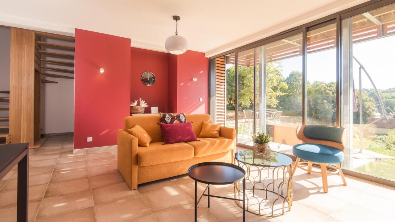 Villa Belle Vue Avec Jacuzzi Privatif Sarlat-la-Caneda Exterior photo